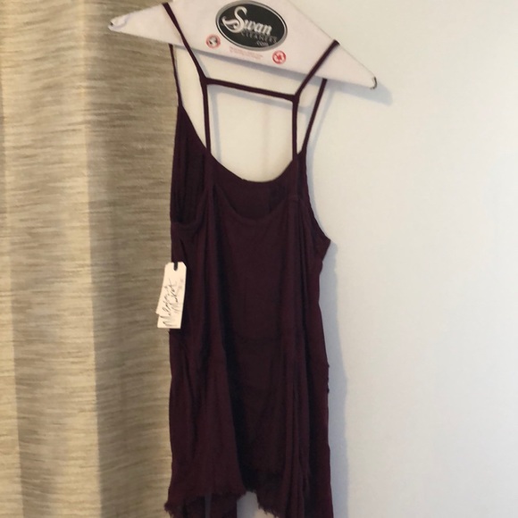 NWT burgundy Tank top - Picture 2 of 5